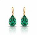 Eclisse Pear Emerald Eariings
