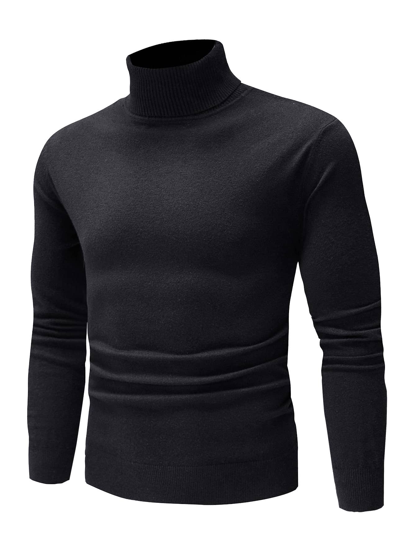 Men Solid Turtleneck Sweater - Premium Men Sweaters from ZOETOP BUSINESS CO., LIMITED - Just $48.99! Shop now at Nick's Bay Company