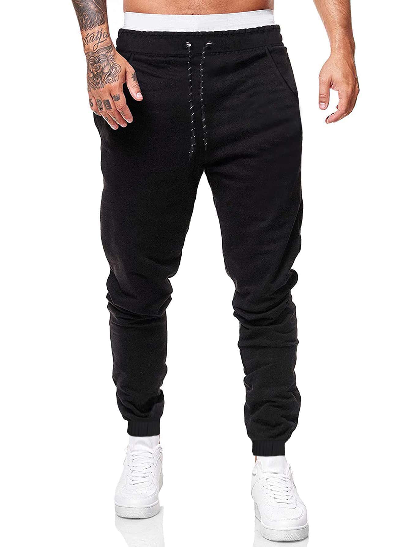 ROMWE Guys 2pcs Solid Drawstring Sweatpants - Premium Men Sweatpants from ZOETOP BUSINESS CO., LIMITED - Just $59.49! Shop now at Nick's Bay Company