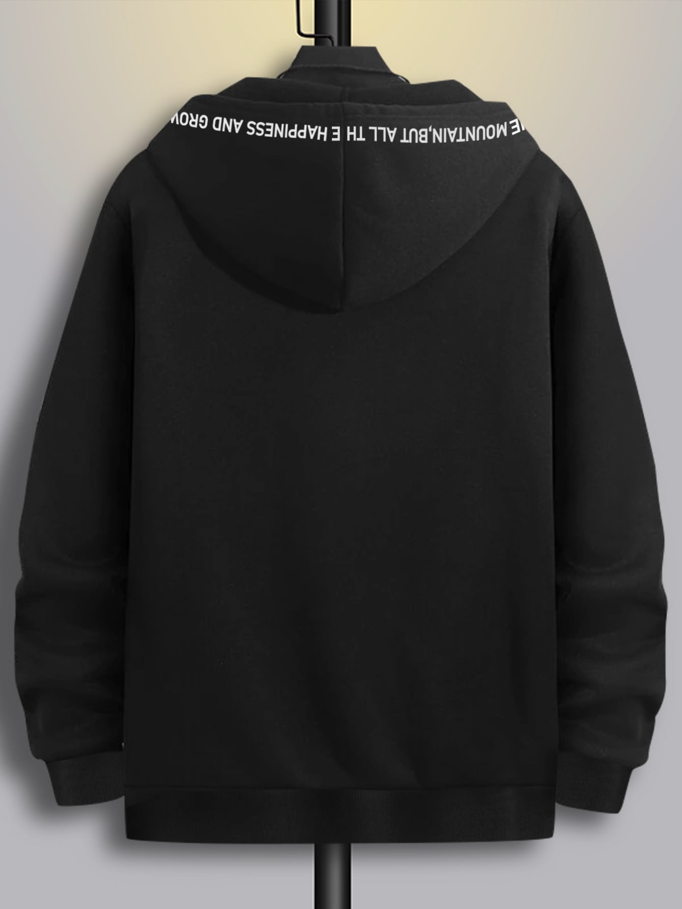 Men Slogan Graphic Kangaroo Pocket Drawstring Hoodie - Premium Men Sweatshirts from ZOETOP BUSINESS CO., LIMITED - Just $59.08! Shop now at Nick's Bay Company