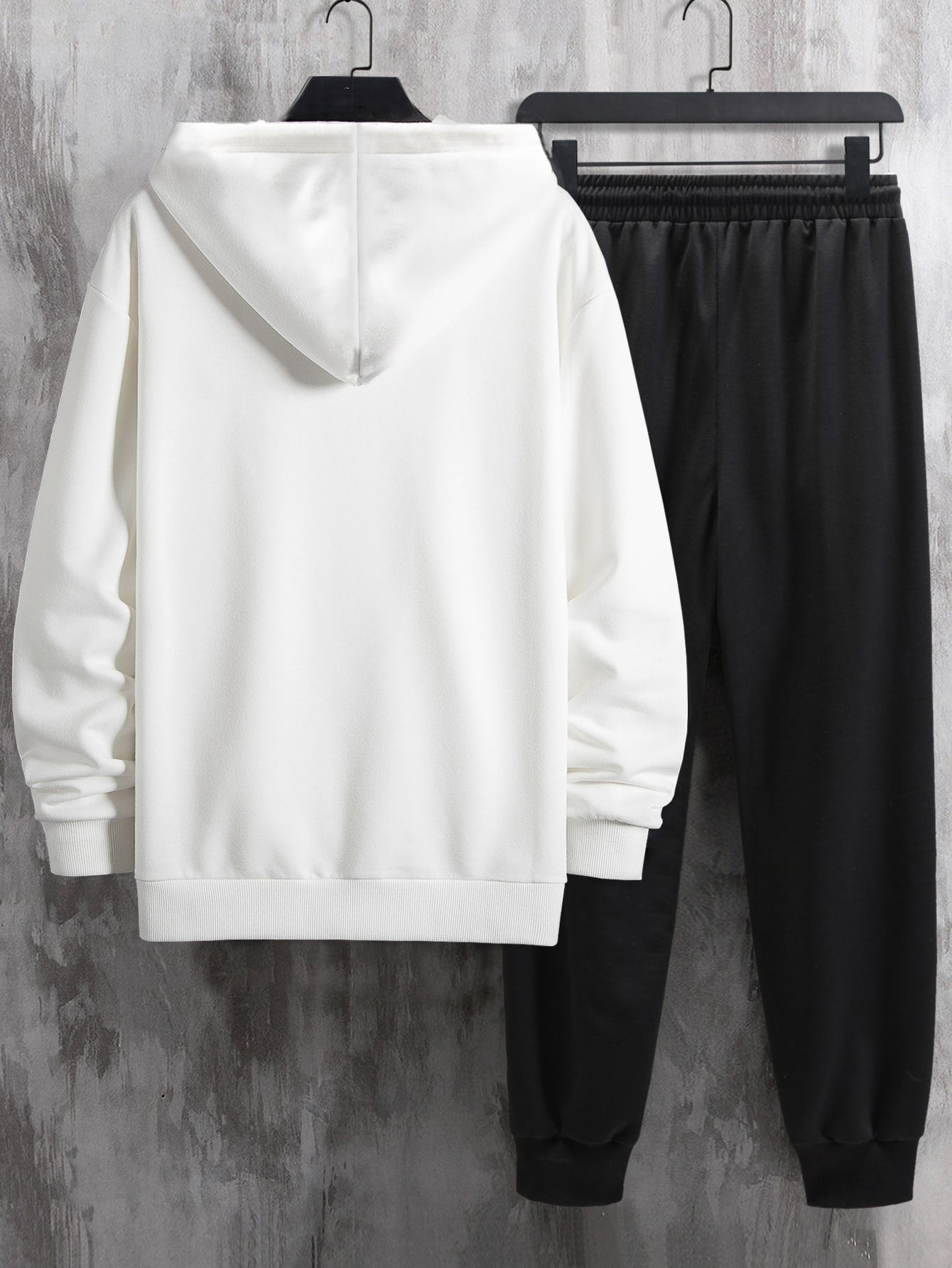 Men Letter Graphic Drawstring Hoodie & Sweatpants - Premium Men Two-piece Outfits from ZOETOP BUSINESS CO., LIMITED - Just $62.00! Shop now at Nick's Bay Company