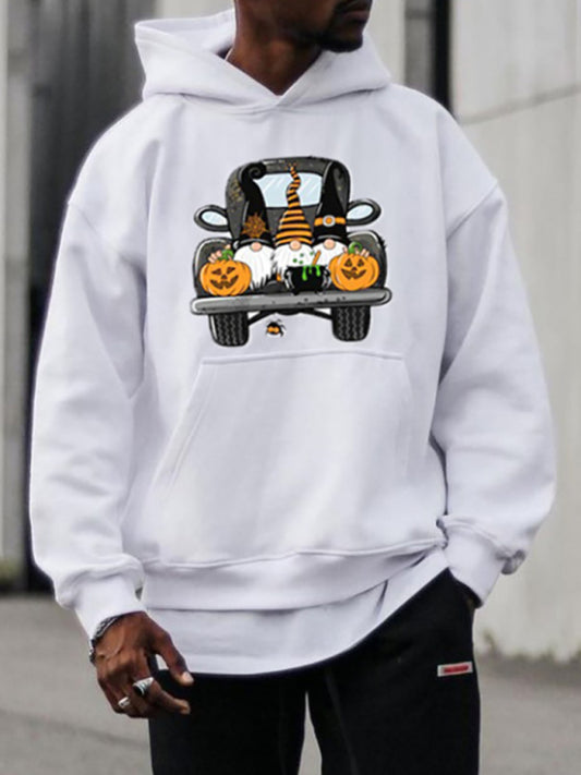 Men's Halloween print hooded sweatshirt - Premium  from kakaclo - Just $33.83! Shop now at Nick's Bay Company