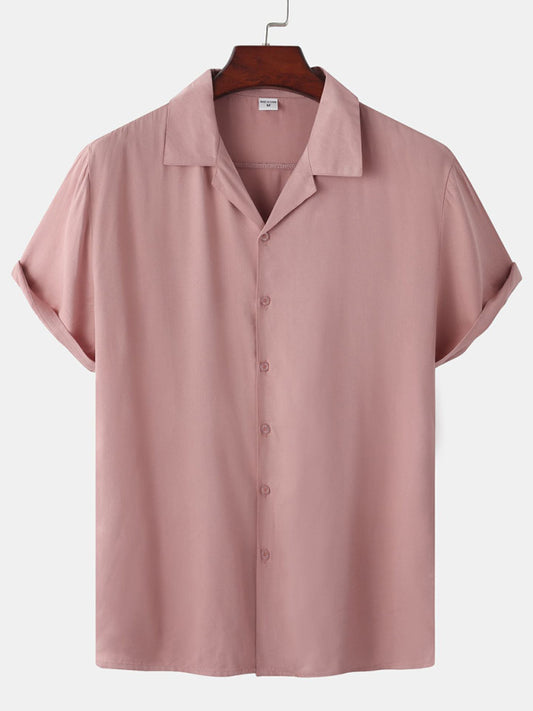 Men's Casual Button Street Trendy Short-sleeved Shirt - Premium  from kakaclo - Just $30.70! Shop now at Nick's Bay Company