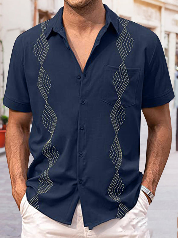 Short Sleeve Lapel Shirt - Premium  from kakaclo - Just $34.92! Shop now at Nick's Bay Company