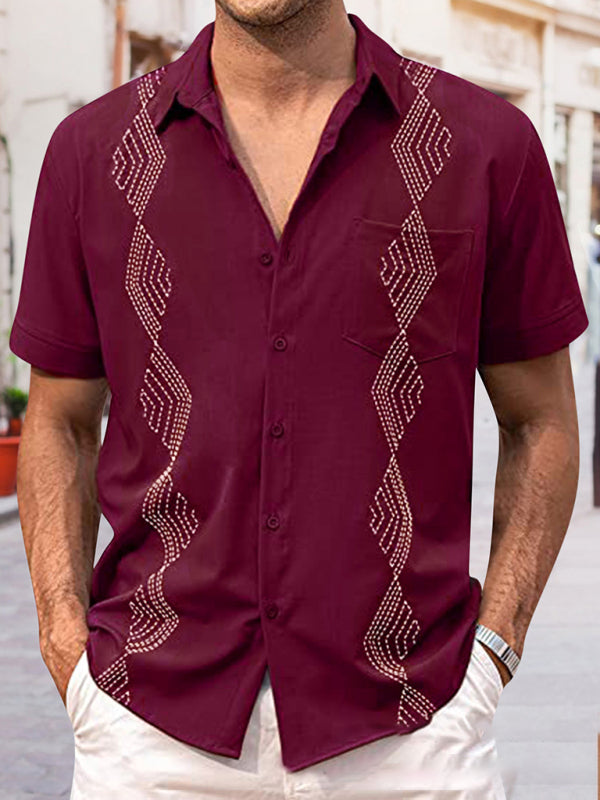 Short Sleeve Lapel Shirt - Premium  from kakaclo - Just $34.92! Shop now at Nick's Bay Company