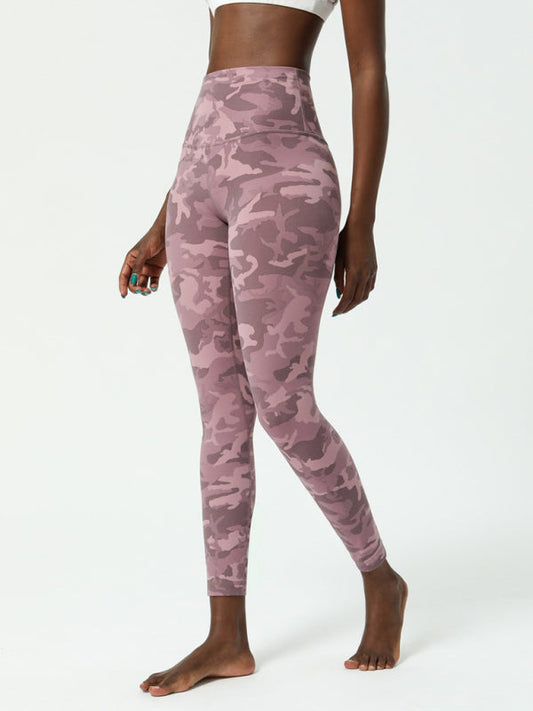 European and American camouflage yoga pants women's double-sided nude printing yoga pants - Premium  from kakaclo - Just $43.74! Shop now at Nick's Bay Company