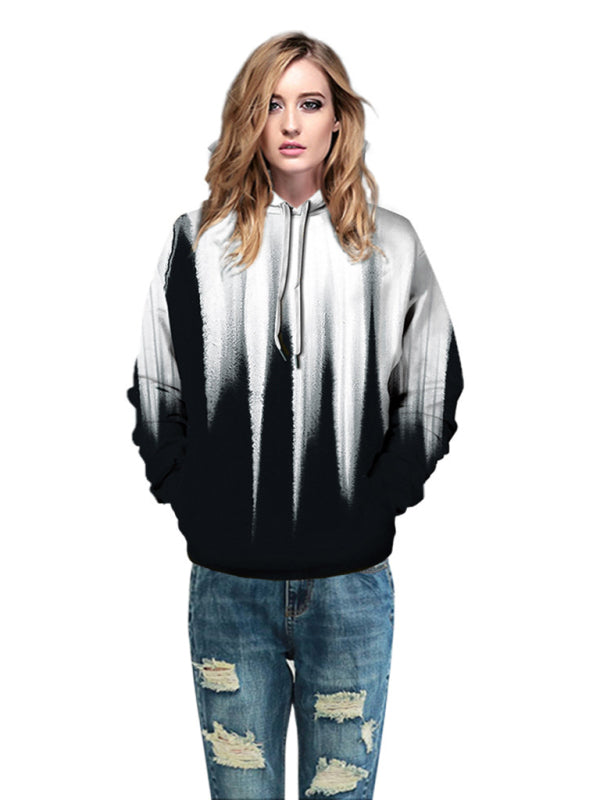 Halloween Digital Print Hooded Long Sleeve Loose Pullover Sweatshirt - Premium  from kakaclo - Just $36.52! Shop now at Nick's Bay Company